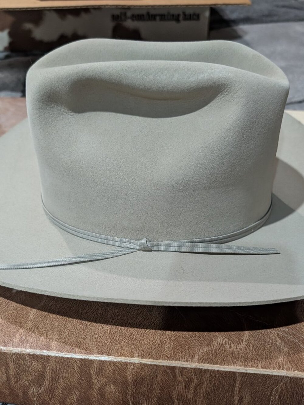 Resistol XXX Beaver Felt Cowboy Hat 6 3/4 Silverbelly Western Vintage w/ Box